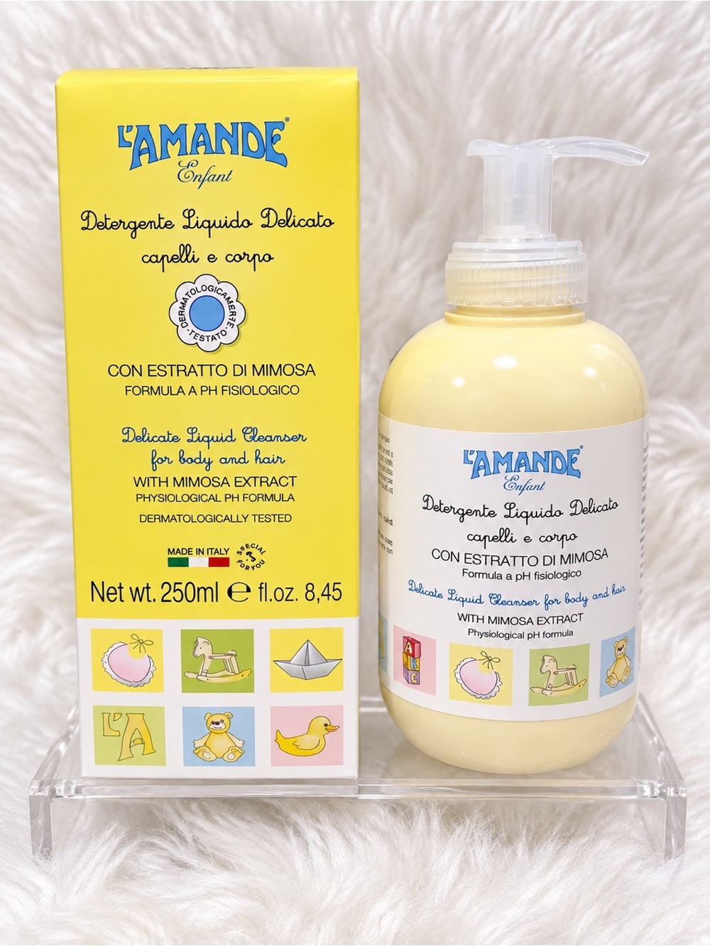 L’Amande Enfant Delicate Liquid Cleanser for Body & Hair